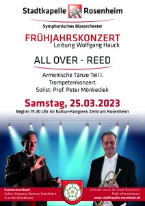 Frühjahrskonzert 2023 Stadtkapelle Rosenheim @ Kultur + Kongresszentrum Rosenheim